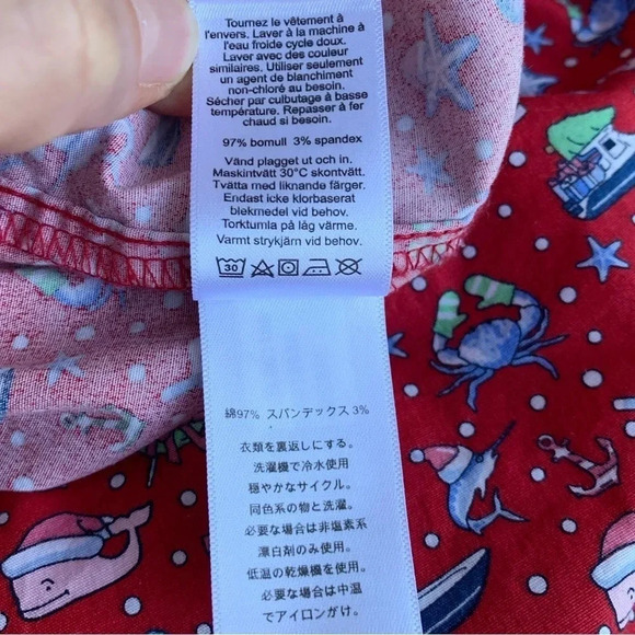 Vineyard Vines Christmas Whales Calypso Red
Cotton Pajama Lounge Pants SZ XXS - Picture 6 of 7